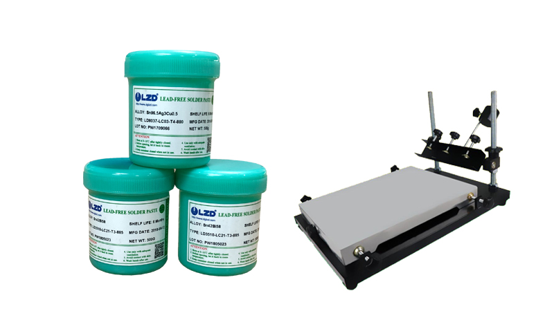 SMT手工印刷焊錫膏-東莞綠誌島焊錫膏